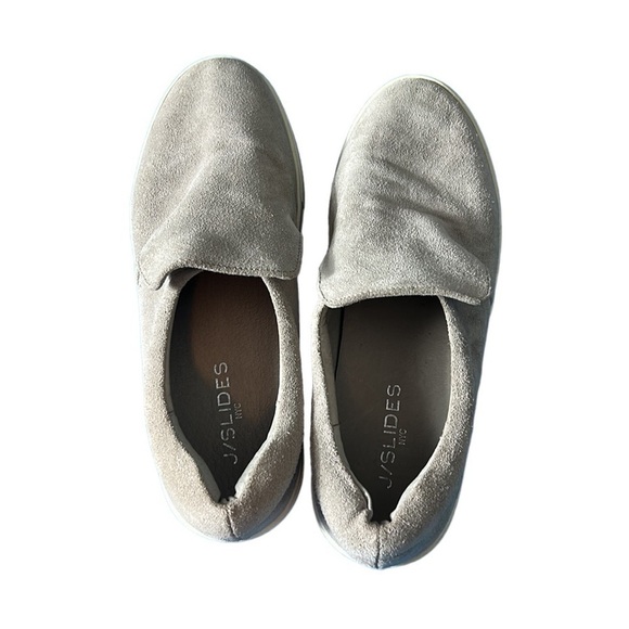 J/slides NYC suede Attire Platform Slip On Sneakers Size 9 - Picture 6 of 10
